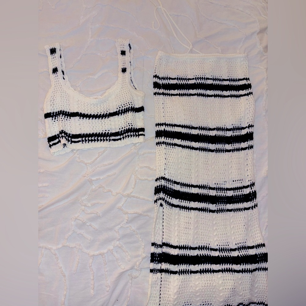Free People Crochet skirt set!! - Picture 3 of 3